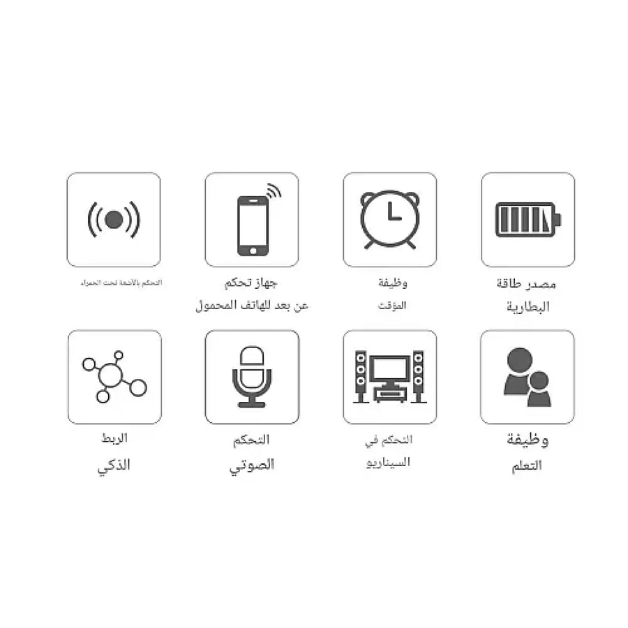 ريموت كنترول ذكي تحكم عن بعد سهل الاستخدام ويعمل بديل للتحكم