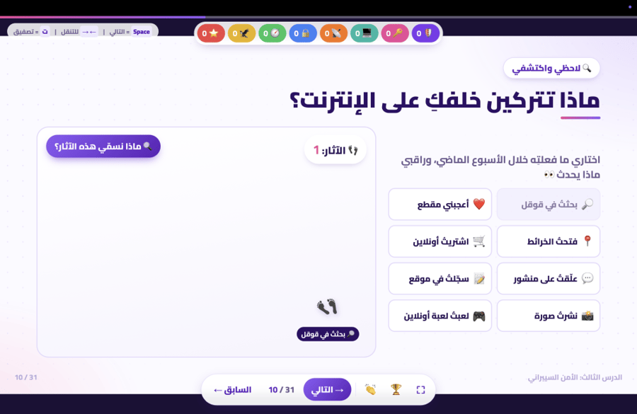 عرض تفاعلي وحدة كاملة - مع المشروع ومحاكي للدروس العملية