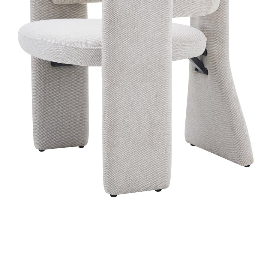 كرسي جلوس باللون الرمادي الفاتح