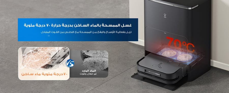 ECOVACS DEEBOT X5 PRO OMNI Robot Vacuum & Mop – Black
