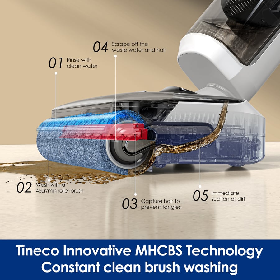 Tineco Floor One S6 Stretch Pro Wet & Dry Cordless Vacuum Cleaner