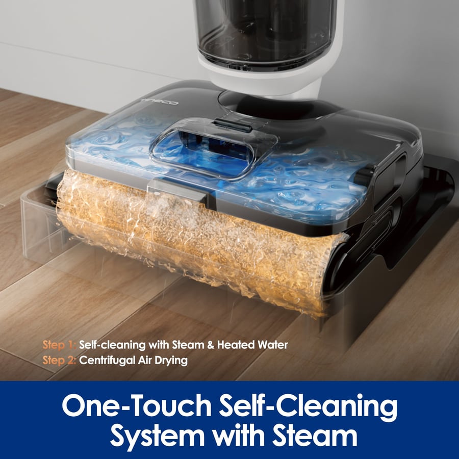 Tineco Floor One S6 Stretch Steam Wet & Dry Vacuum Cleaner – 180° Lay Flat