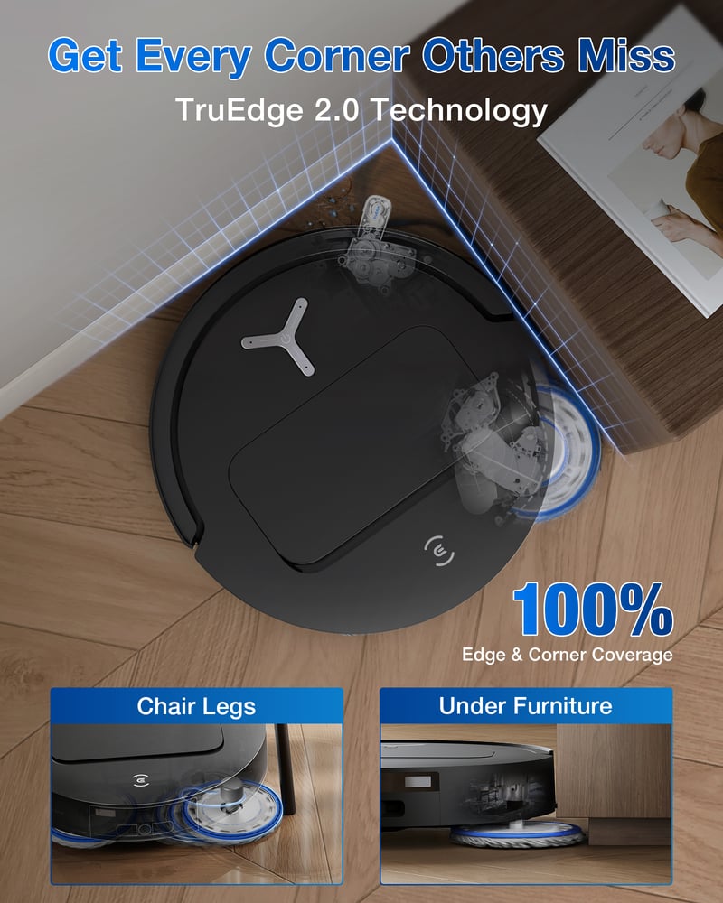 ECOVACS DEEBOT T50 PRO OMNI Robot Vacuum & Mop – Black