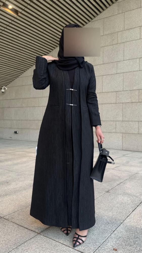 عبايه شتويه جديده بلمسة عصرية