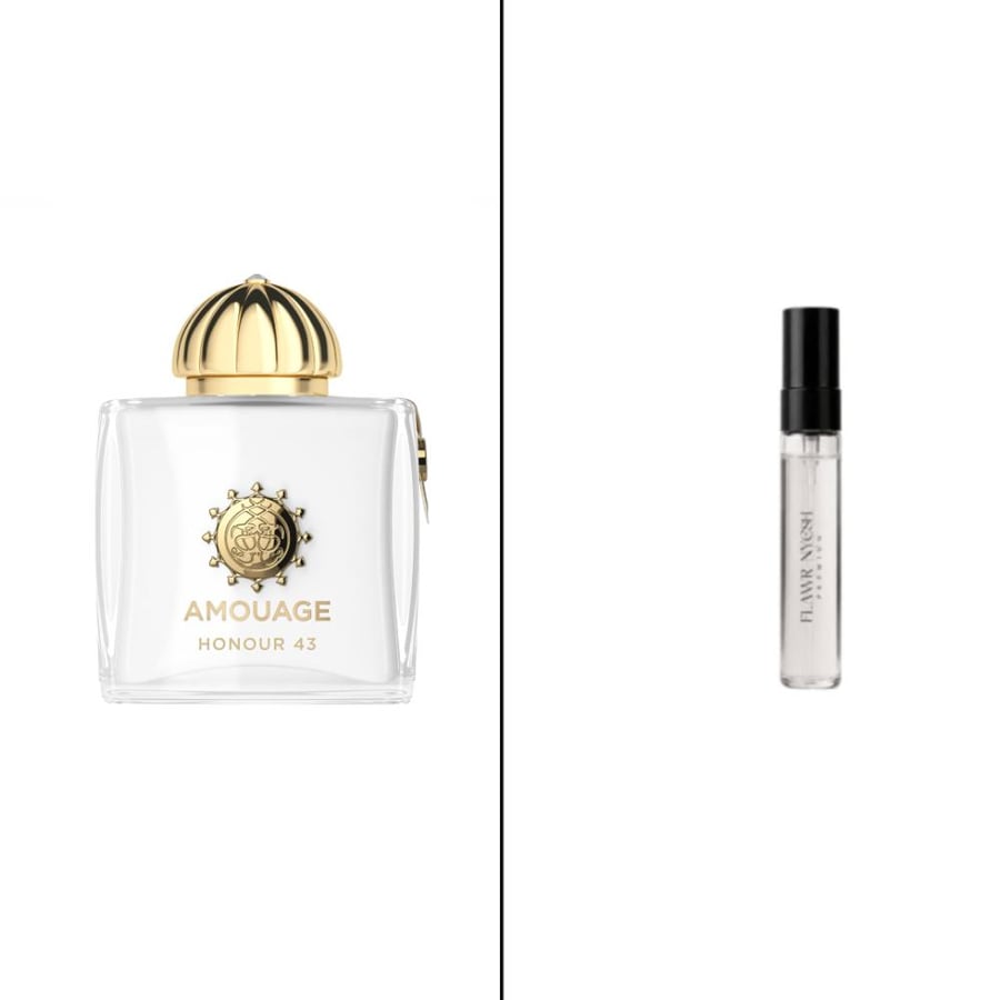 عينة عطر أمواج أونور 43 وومن إكستريت دو بارفان النسائي Amouage Honour 43 Woman Extrait de Parfum