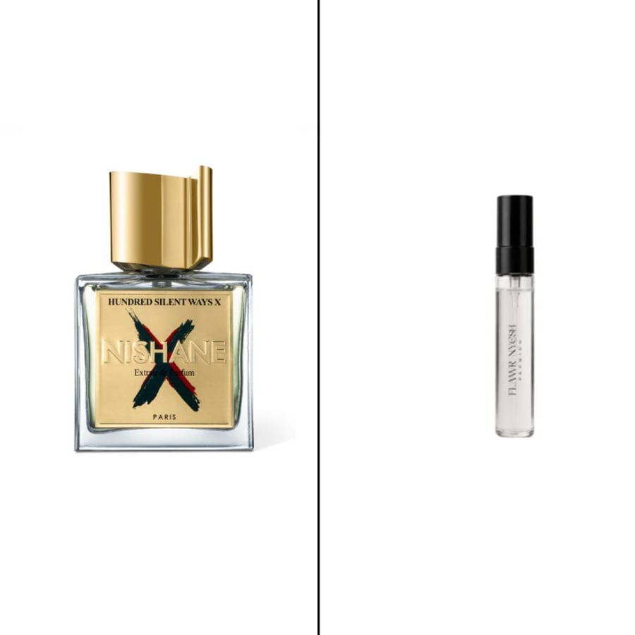 عينة نيشان هاندرد سايلنت ويز إكس إكستريت دو بارفان Nishane Hundred Silent Ways X Extrait de Parfum