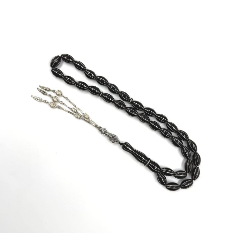 Yasir rosary silver plated number 99