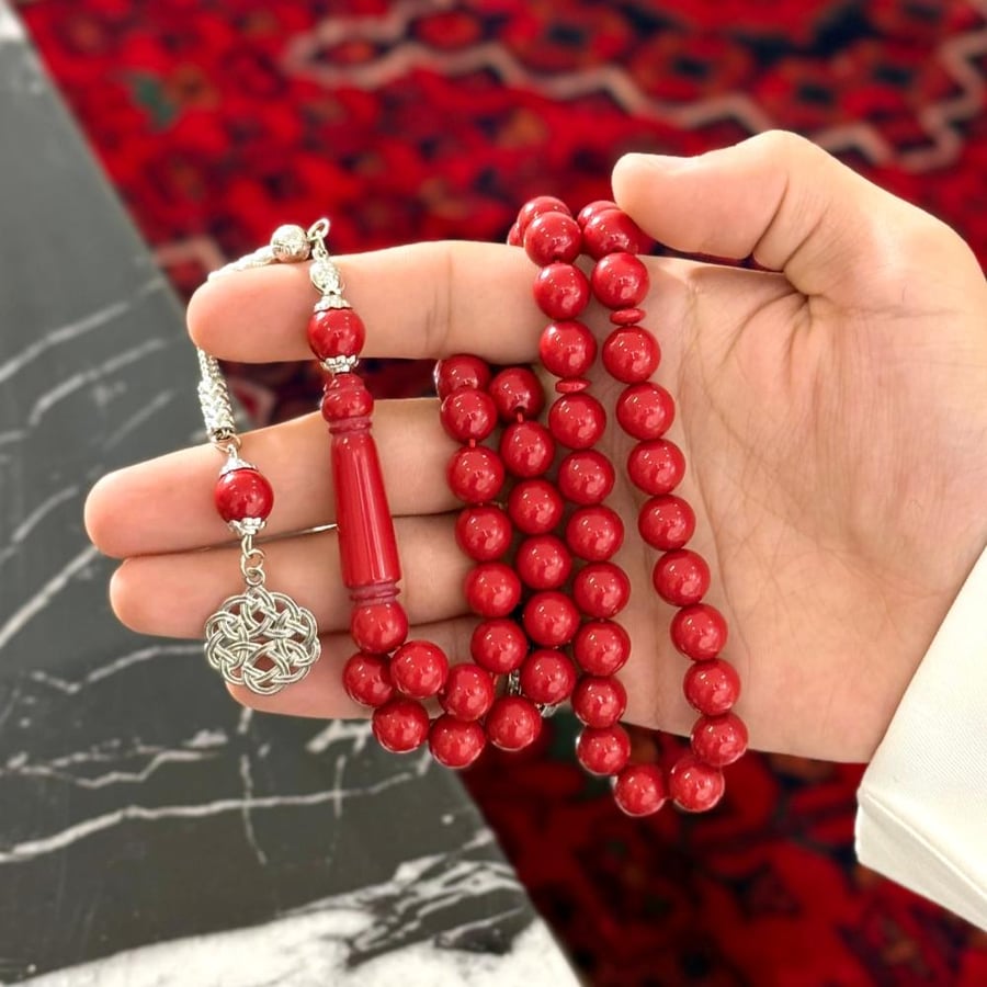 سبحة بكلايت بلجيكي فاخر – مرجاني العدد 51