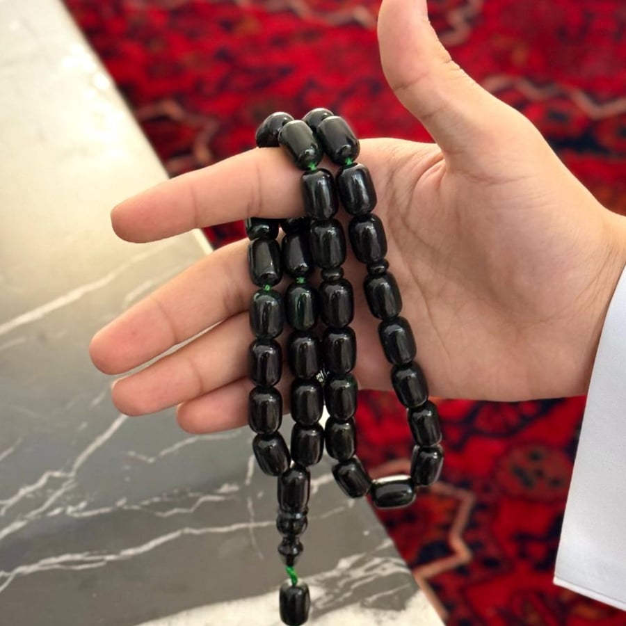 سبحة فاتوران أسود تمليكة العدد 33
