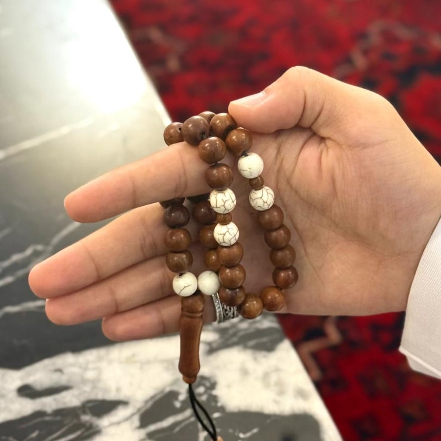 سبح خشب الكوك و الفيروز العدد 33