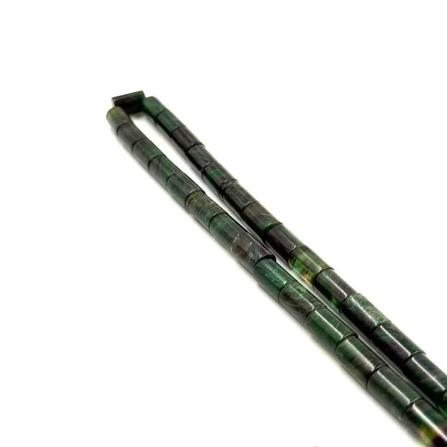 Olive green Tasbih Fatoran, Turkish pen-style, size 33