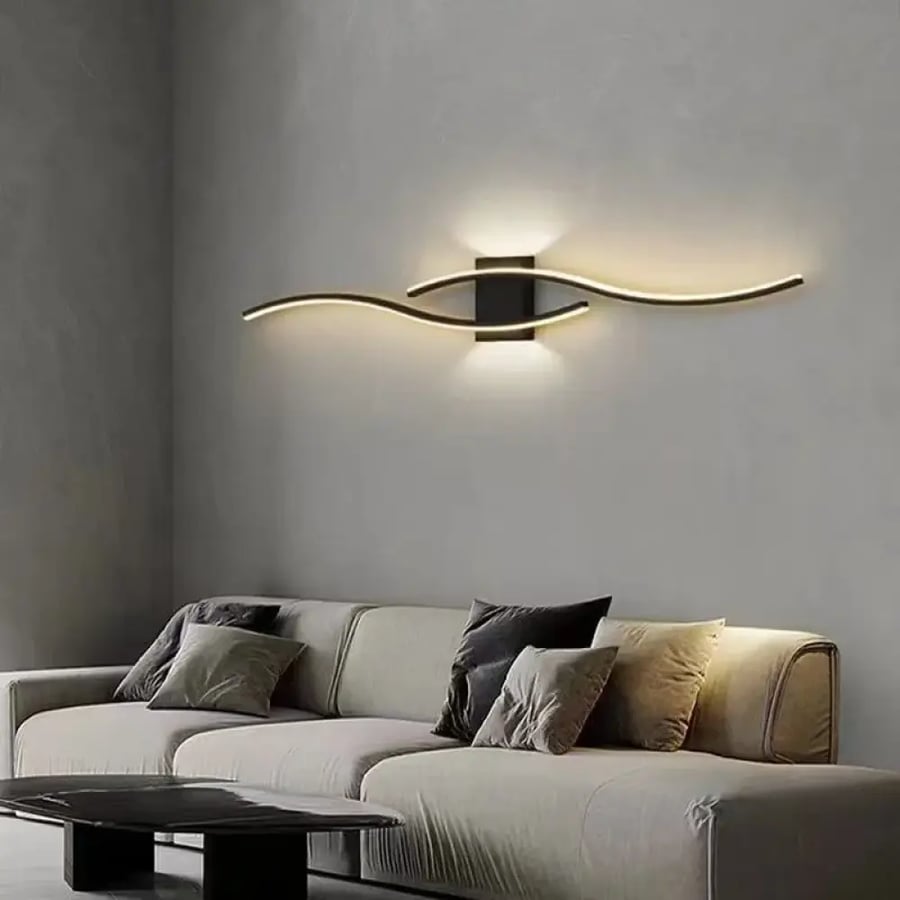 مصباح جداري LED شريط طويل للإضاءة الخلفية غرفة النوم والمعيشة