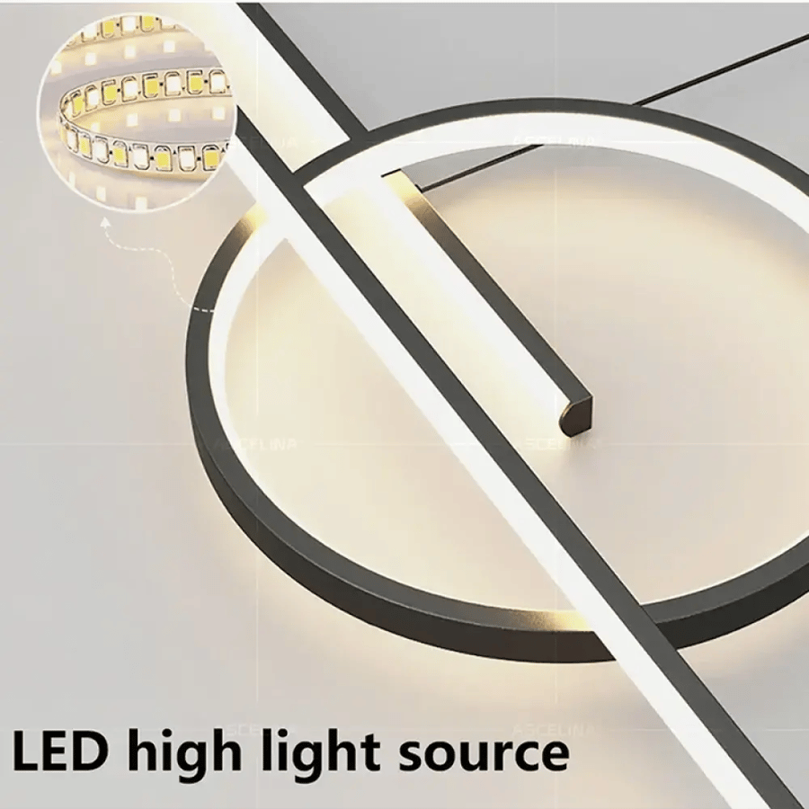 قلادة LED حديثة خطية 70/90 سم