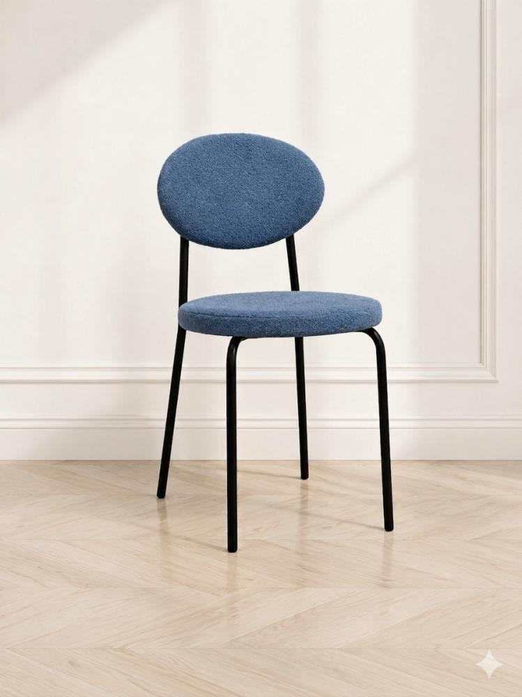 Single chair with pouf, modern, reception chair with contemporary comfortable design