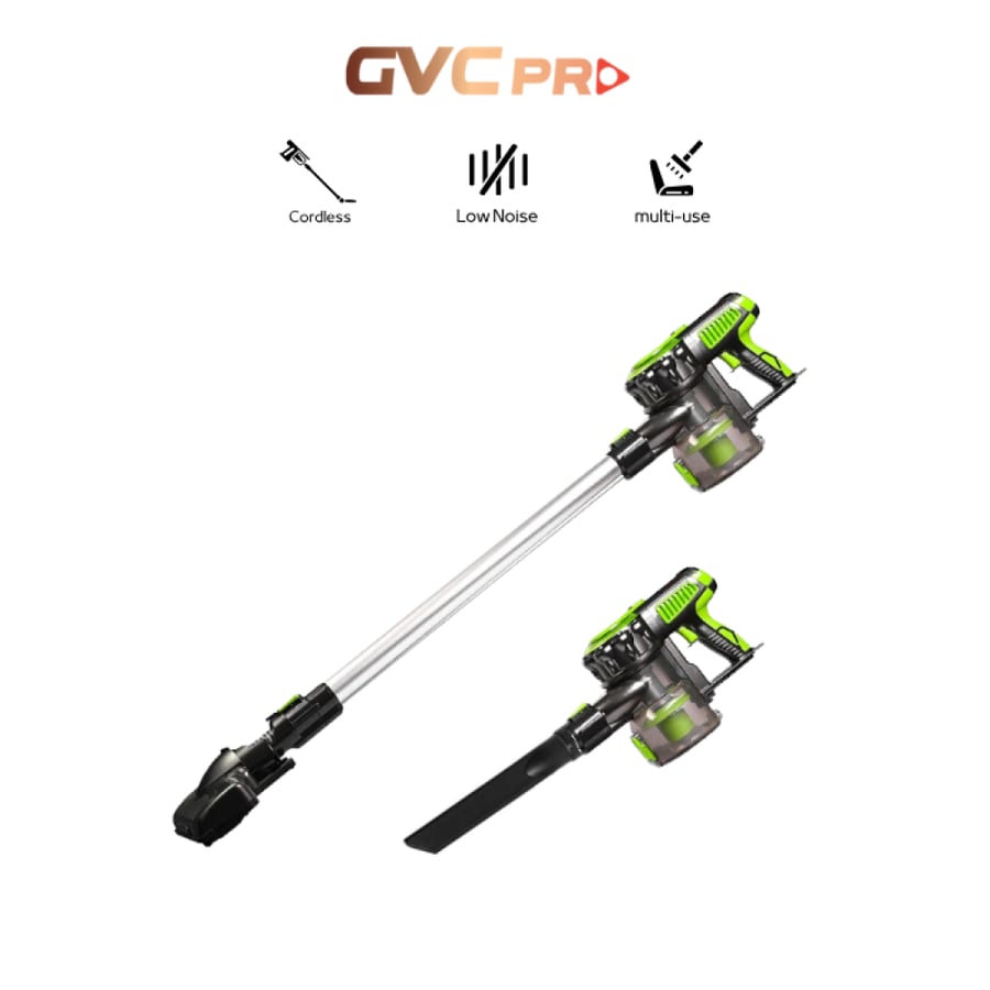 مكنسة لاسلكية GVC PRO خفيفة الوزن موديل GVVC-5922 – حرية حركة كاملة وتنظيف سريع