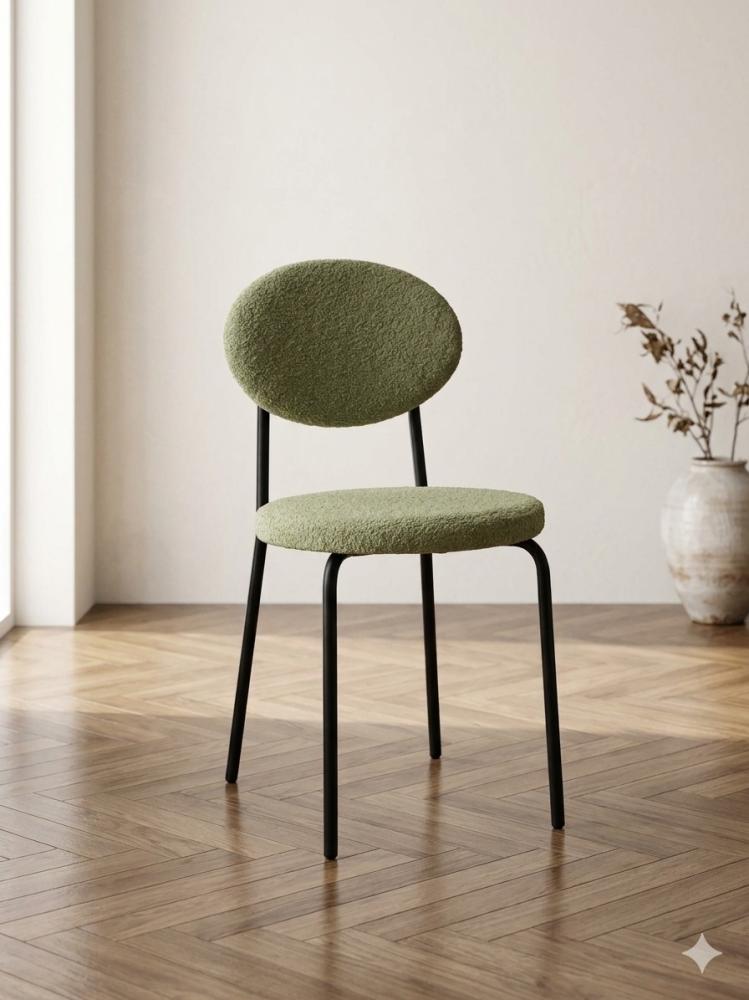 Single chair with pouf, modern, reception chair with contemporary comfortable design