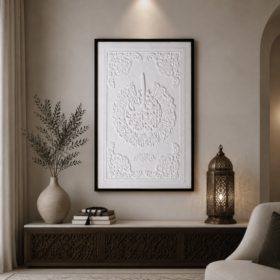 لوحة جدارية كانفاس رمادي 80×120 سم