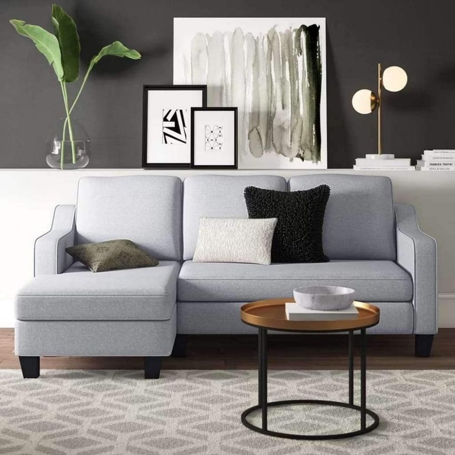 Corner sofa 200×150×80×85 cm - Gray