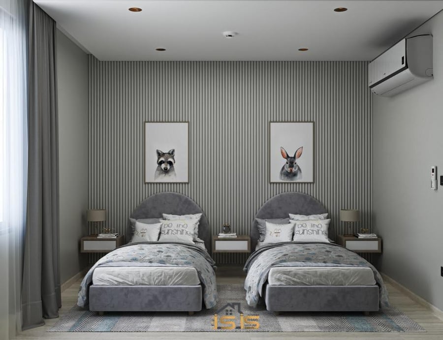 Set of two velvet bedsheets
