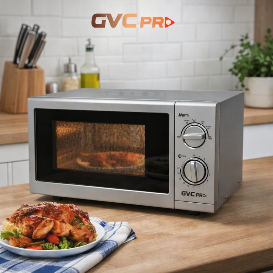 مايكرويف GVC PRO عملي لكل بيت – 25 لتر سعة أكبر ونتائج أسرع في كل وجبة