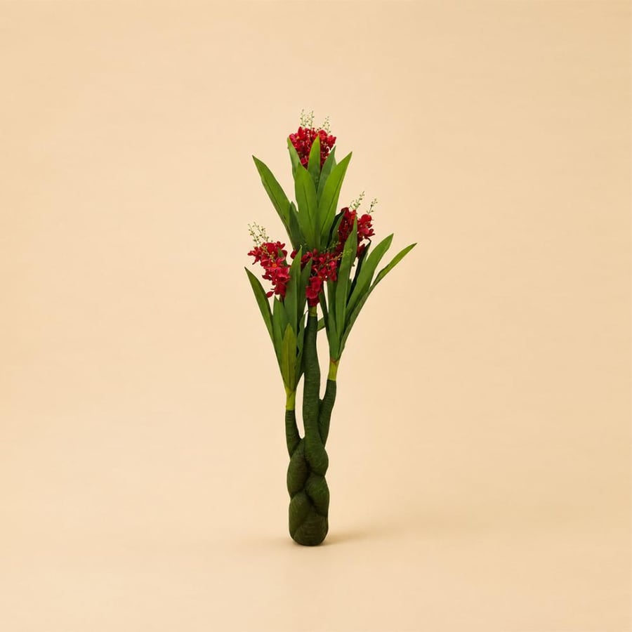 Large artificial red rose tree – adds a touch of luxury and natural beauty to home decor