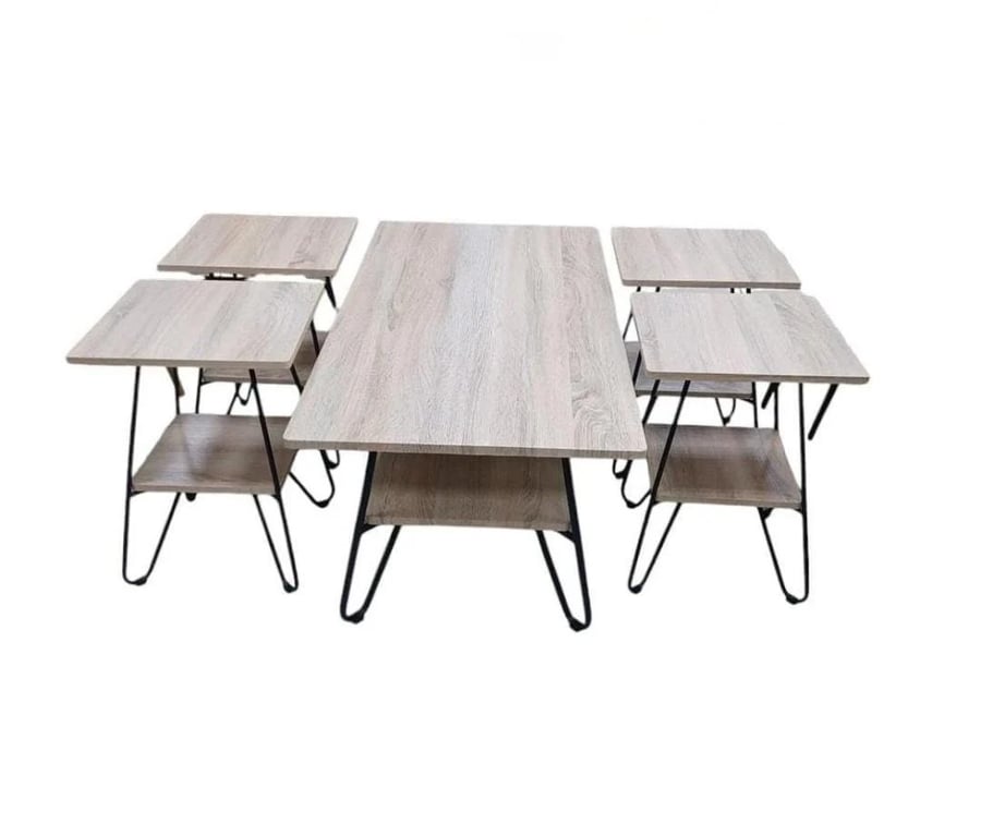طقم طاولات4+1  بتصميم انيق ومميز