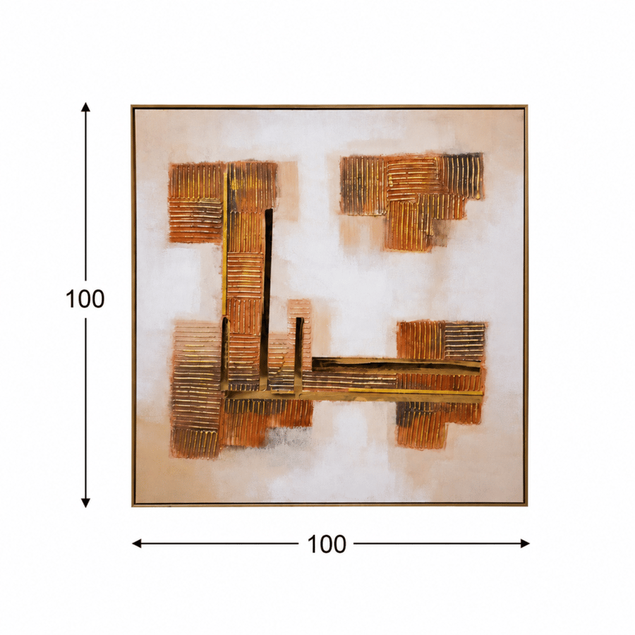 لوحة جدارية كانفاس 100×100 سم