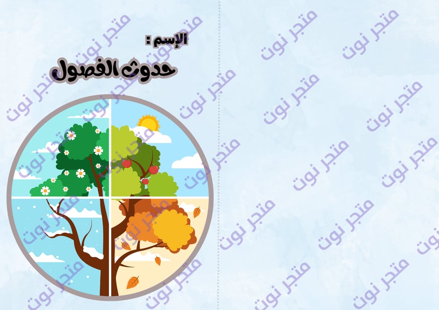 مطوية حدوث الفصول  (علوم)