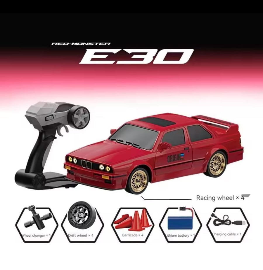 سيارة سباق درفت BMW E30 بجهاز تحكم عن بعد