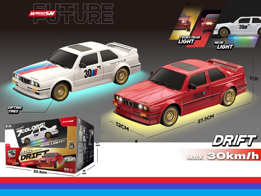 سيارة سباق درفت BMW E30 بجهاز تحكم عن بعد