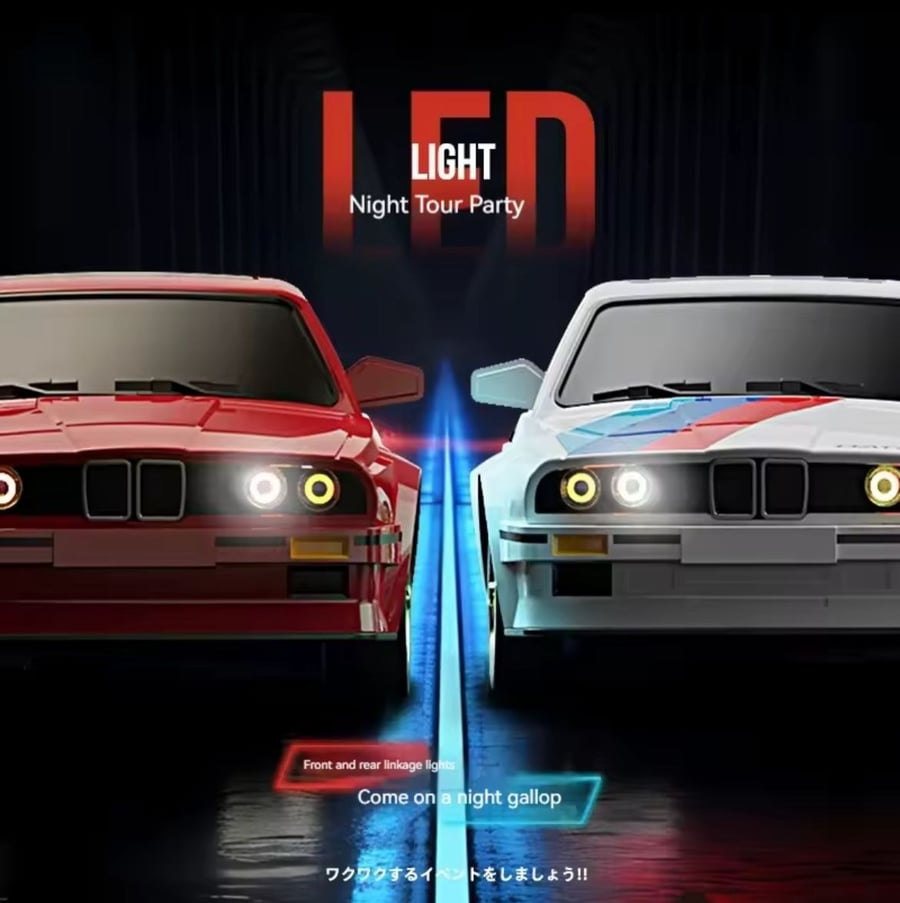 سيارة سباق درفت BMW E30 بجهاز تحكم عن بعد