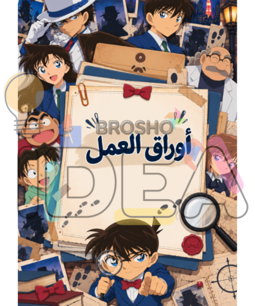 ملف إنجاز ثيم المحقق كونان