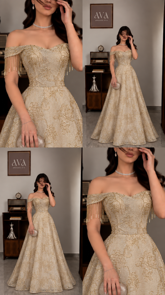 فستان نسائي سهرة طويل