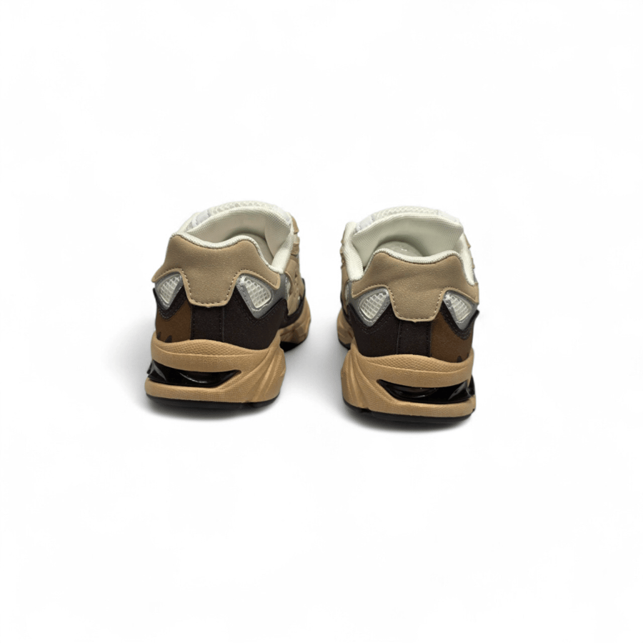 White and beige casual shoes