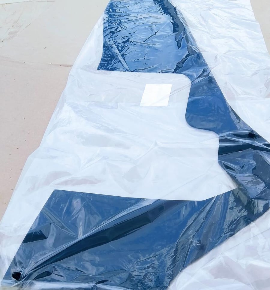 Right flap lining for the quarter and the chassis, original with its clips, model 2007 to 2009