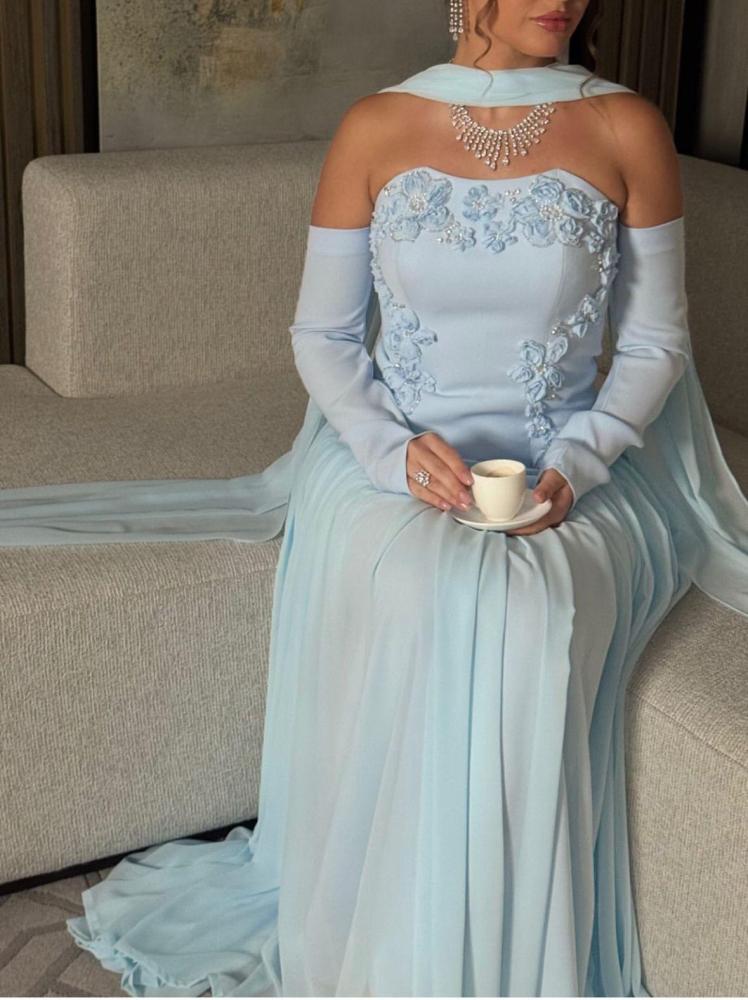 Sky blue Barbie dress