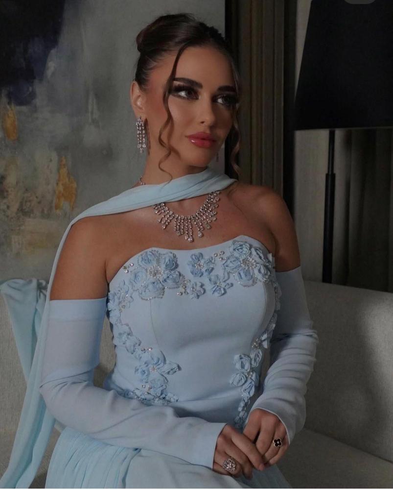 Sky blue Barbie dress