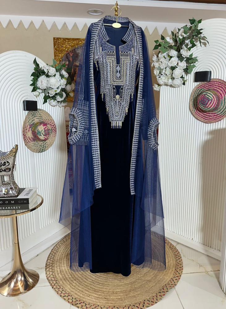 Dark blue Agsari robe for Founding Day