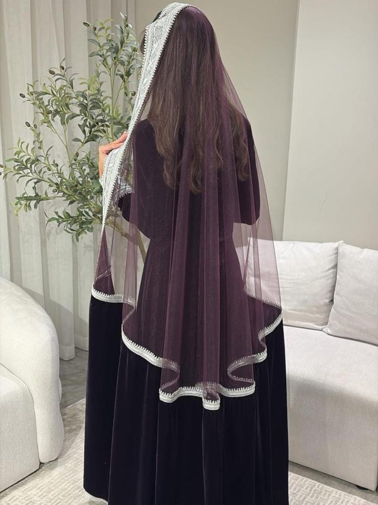 جلابية حجازي مخمل 4 ألوان