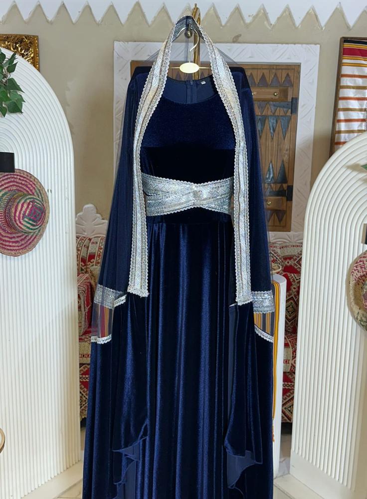 جلابية حجازي مخمل 4 ألوان