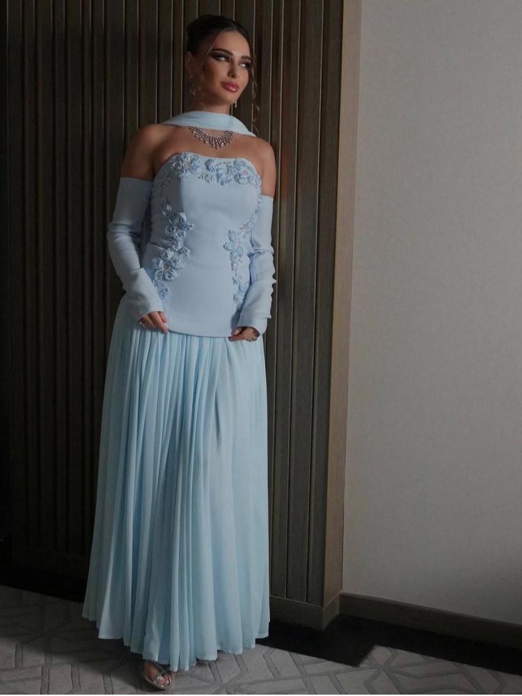 Sky blue Barbie dress