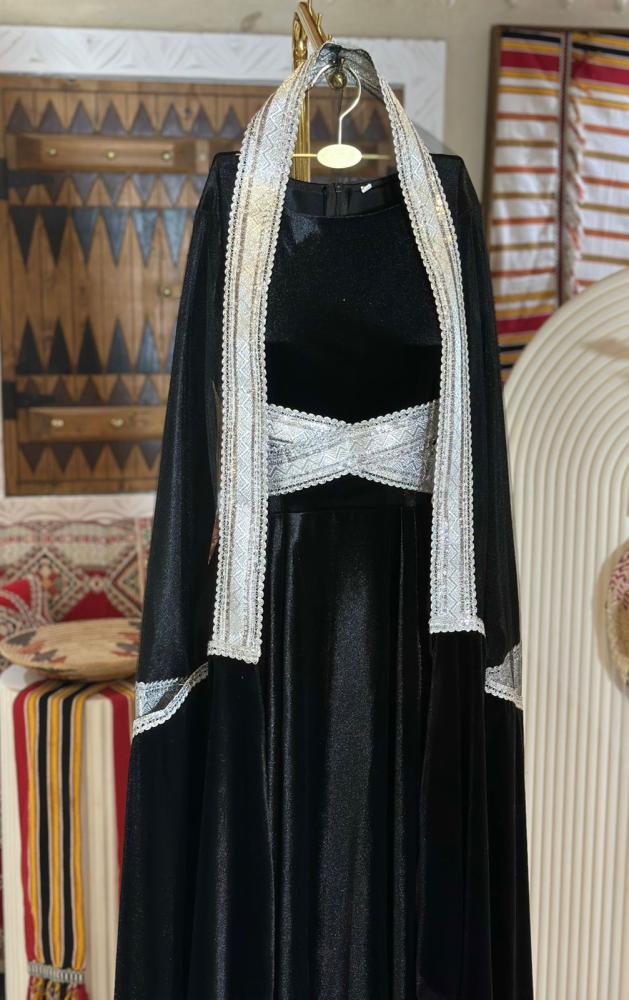 جلابية حجازي مخمل 4 ألوان