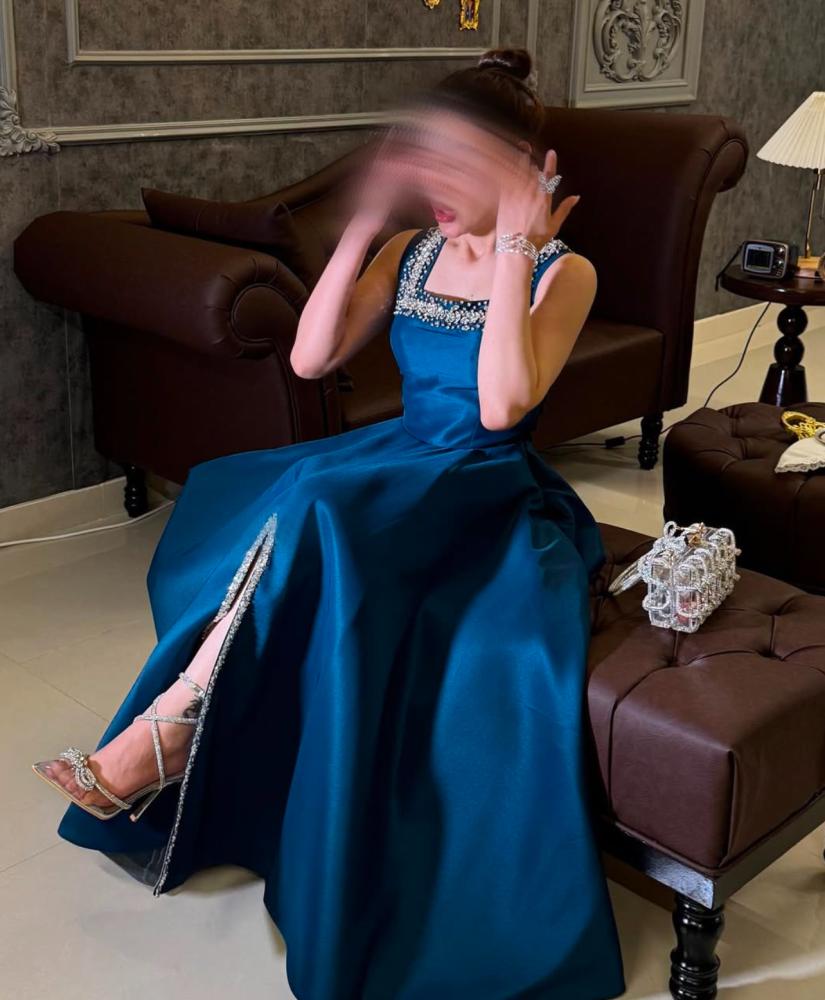 فستان سهرة ميكادو صدريه تطريز