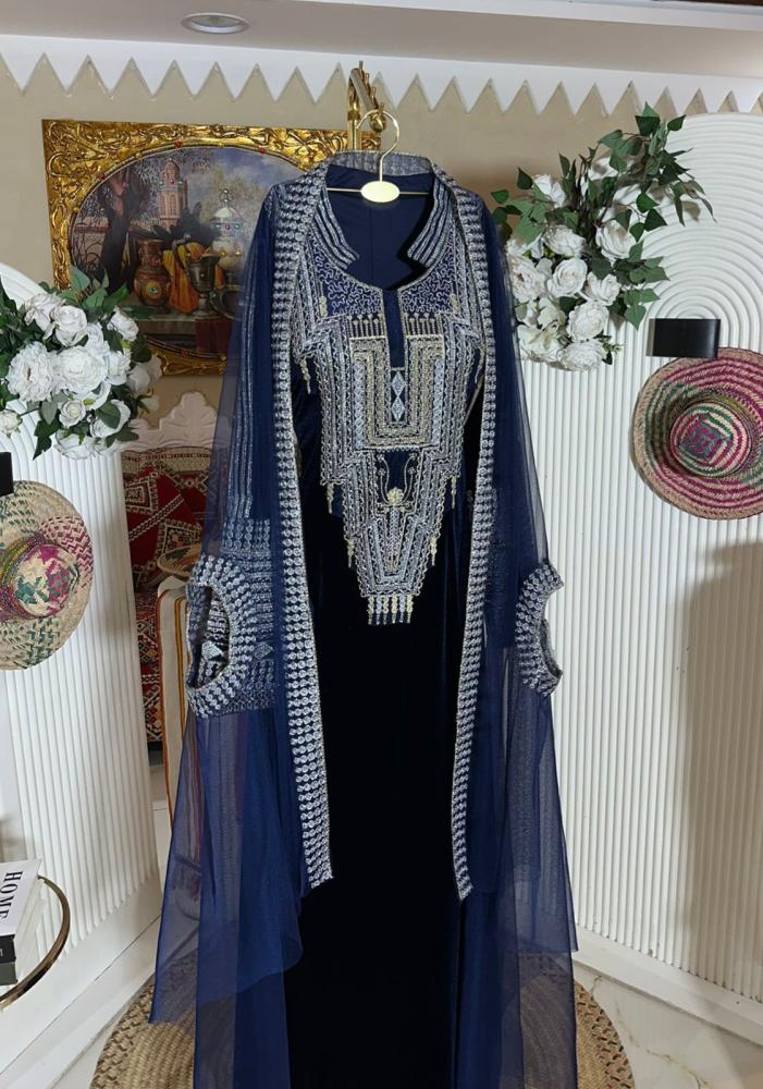 Dark blue Agsari robe for Founding Day
