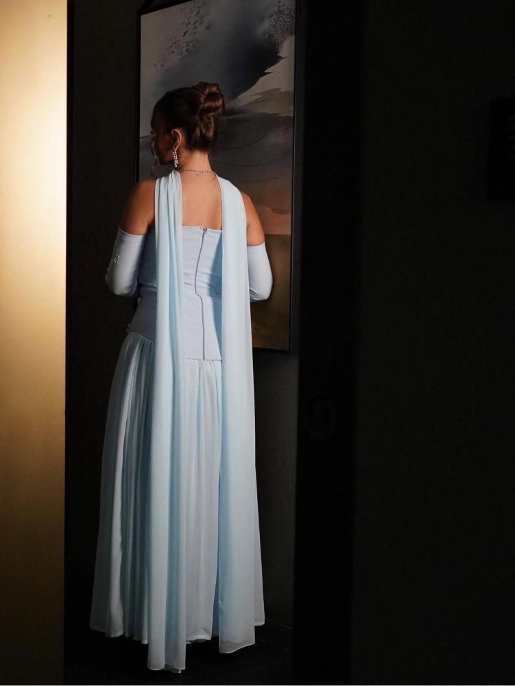 Sky blue Barbie dress