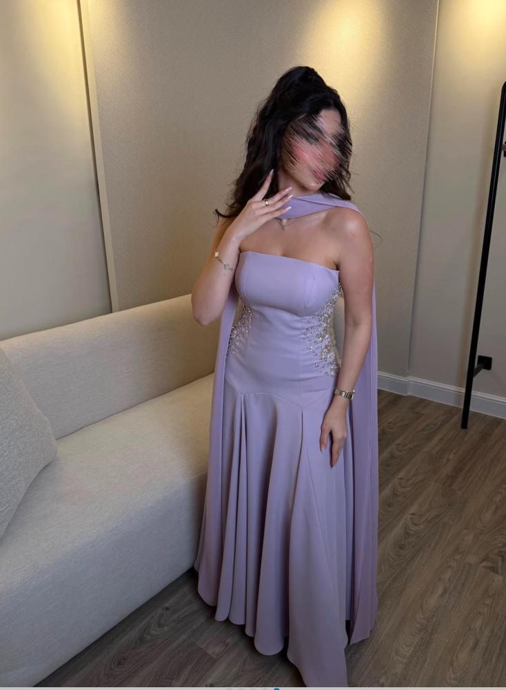 فستان سهرة باربي تطريز شال