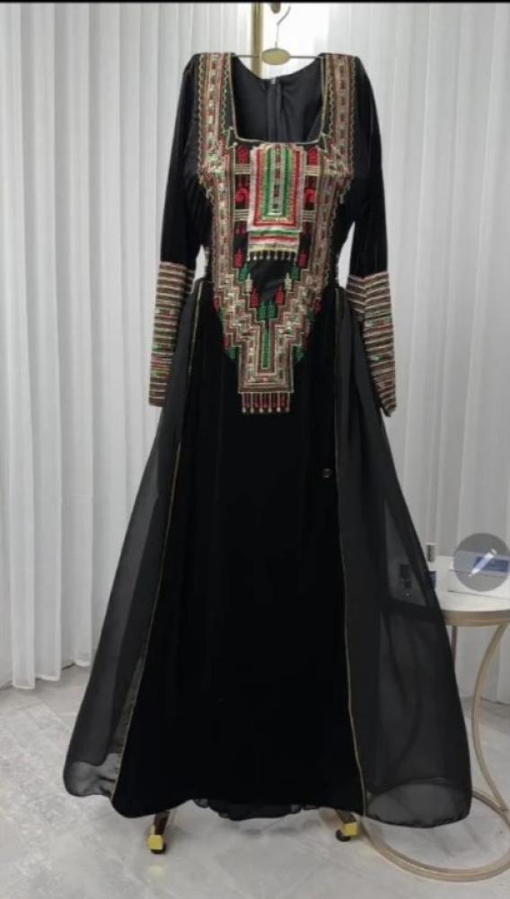 جلابية عسيري فخمة تطريز كمبيوتر