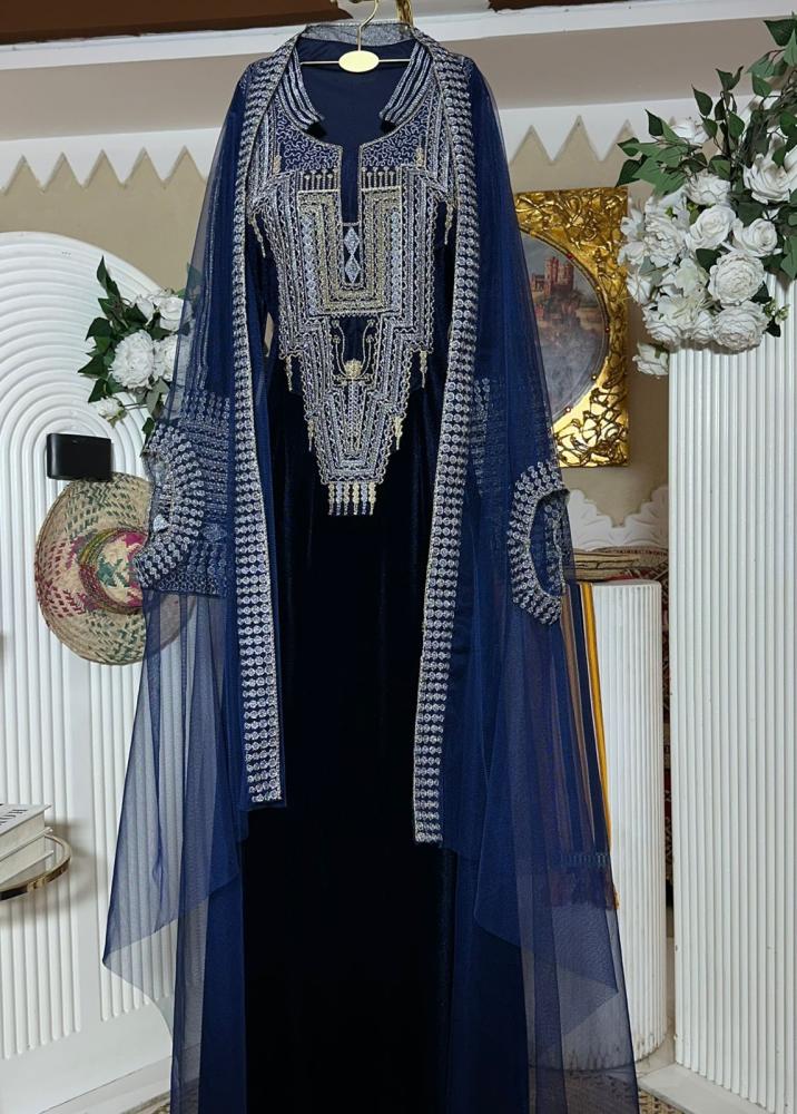 Dark blue Agsari robe for Founding Day