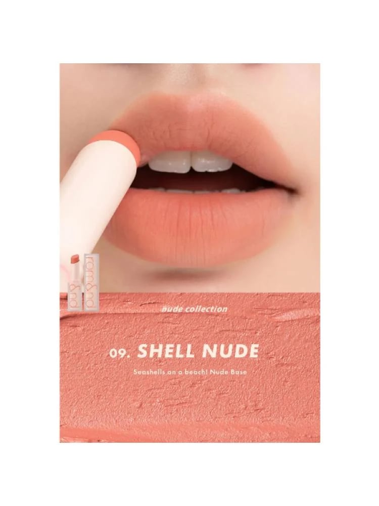 أحمر شفاه زيرو مات من روماند - 09 SHELL NUDE