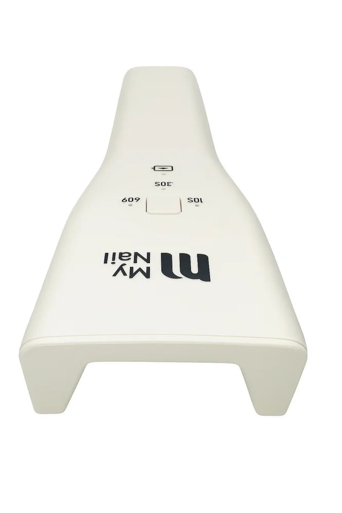 مصباح الاظافر محمول لاسلكي بتقنية LED و UV  من ماي نيل - K6 | ابيض